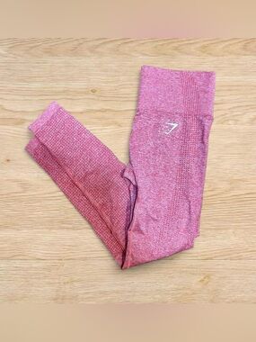 Gymshark | Strawberry Pink Seamless Leggings